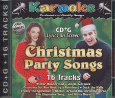 Christmas Party Songs Karaoke CD G
