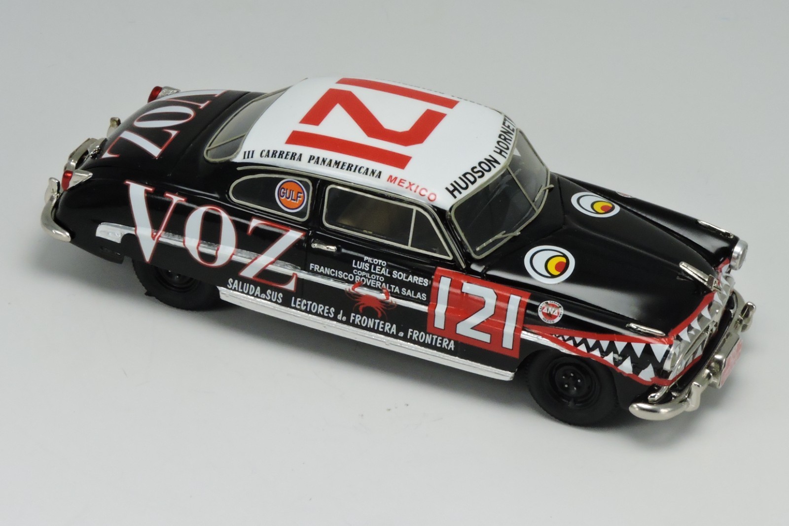 .decal Hudson Hornet #121 Carrera Panamericana 1952 - Arena Models kit 1/43