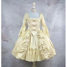 Marie Antoinette 18th-century Short Ball Gown Rococo Wedding Mini Dress Women