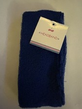 Sweatbands Set Blue Headband And Wristbands red, white, and blue .  