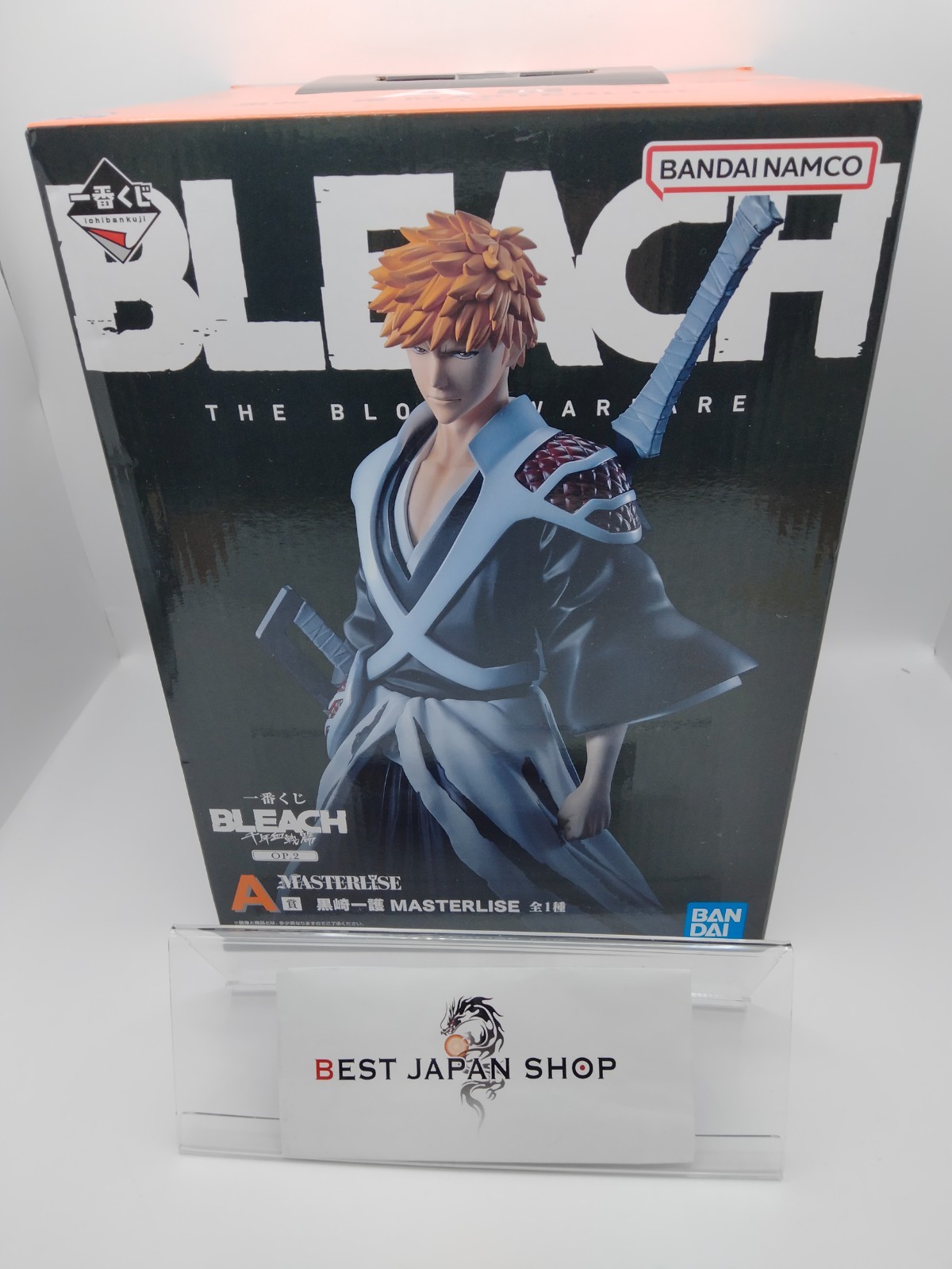 Ichiban Kuji BLEACH Millennium Blood War OP.2 Ichigo Kurosaki Figura Premio Nuevo
