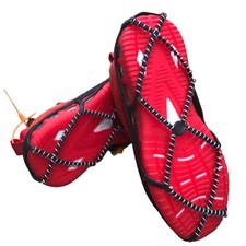 Walk Traction Cleats,Ice Cleats Anti Slip Crampons Rubber Spikes Ice Snow Gri...