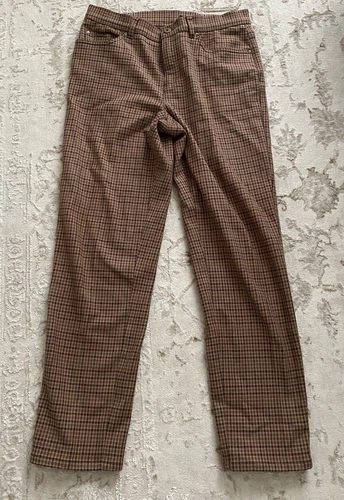 Ralph Lauren Plaid Trousers Petite 