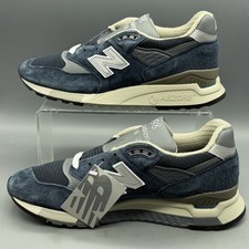 New Balance 998 Men’s 7.5 Navy Blue Grey Made in USA Shoes Casual Athletic NWT!