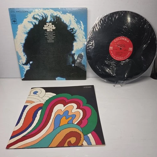 Bob Dylan Greatest Hits Vinyl Record 1967 With Poster Great Condition VG+