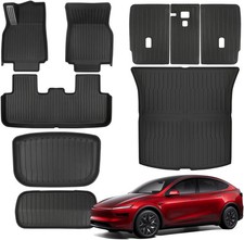 Top 3 Floor Mats That Will Look Right in the Tesla Model 3 TPE Floor Mats fit for Tesla Model Y Juniper 2025 2026 All Weather Cargo Liner C