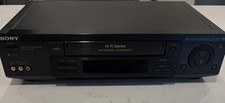 Sony SLV-778HF VHS Player Recorder Hi-Fi 4 Head Stereo VCR Tested working