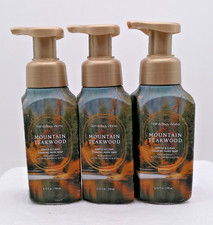 3 pk MOUNTAIN TEAKWOOD Foaming Hand Soap BATH  BODY WORKS 8.75 oz each
