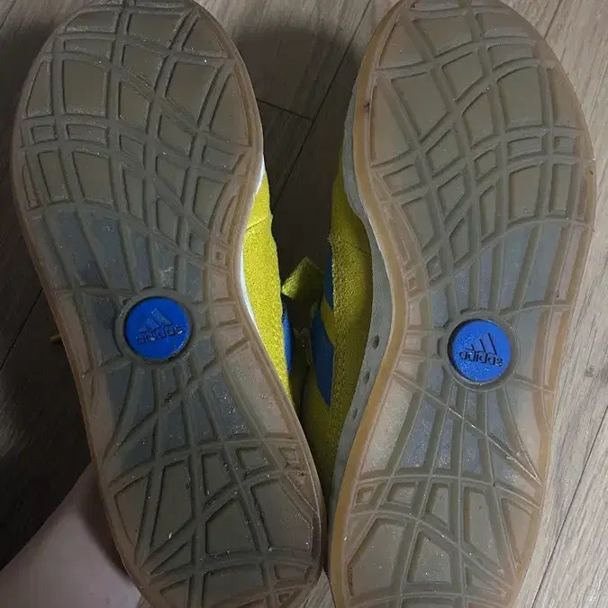 Adidas Adimatic Bright Yellow & Blue Sneakers, 245-250 thumbnail 2