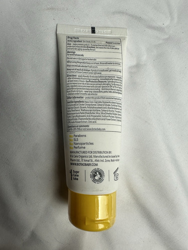 BOTAO Baby Mineral Protector Solar Loción SPF50 Amplio Espectro UVA UVB 2.5oz Exp 11/25 - Imagen 2 de 3