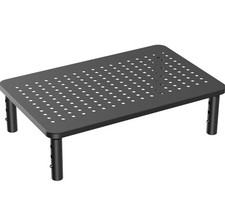 HUANUO Monitor Stand Riser - 3 Height Adjustable Ergonomic Metal Monitor... 
