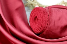 Burgundy Mikado Satin 58/60" Wide Fabric By the Yard 232