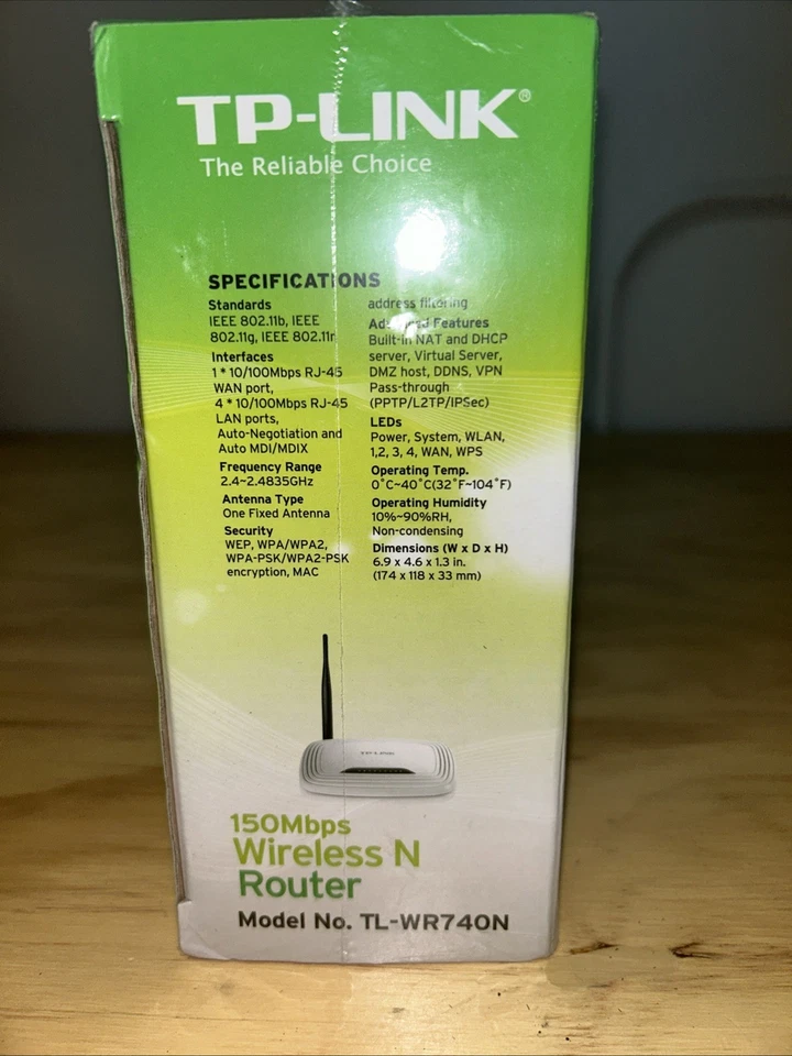 [NEW] TP-Link TL-WR740N 150 Mbps 4-Port 10/100 Wireless N Router - Image 3 of 4