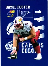 2025 ONIT Athlete Kansas Football Campus Colors Pick a Card - Just Released!
