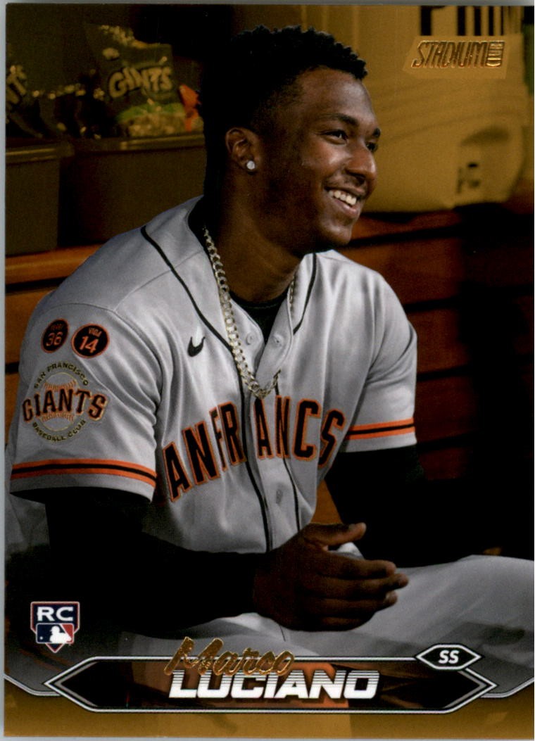 2024 Stadium Club Gold Foil #224 Marco Luciano - BB
