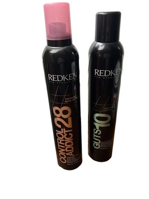 Redken Control Addict 28 Hairspray & Guts 10 Volume Spray Mousse (Full Sizes)