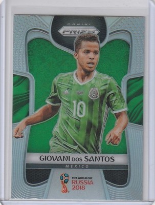 GIOVANI DOS SANTOS Mexico 2018 Panini Prizm World Cup Russia #131 Silver Prizm