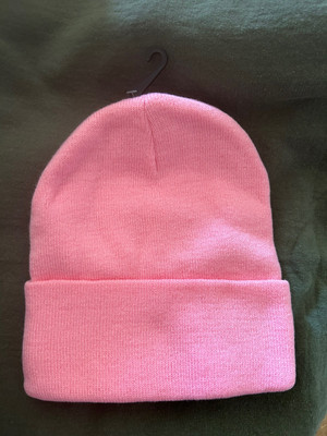 Pink Beanie Cap Knit Hat Urban Unisex