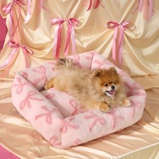LE SURE Cute Dog Bed for Small Dogs - Washable Orthopedic Puppy Bed 25x21x7"