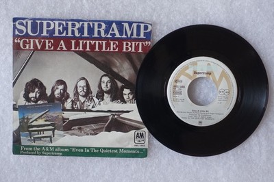 SUPERTRAMP -  Give A Little Bit -7'', 1977 A&M Rec. AMS 5465 DE