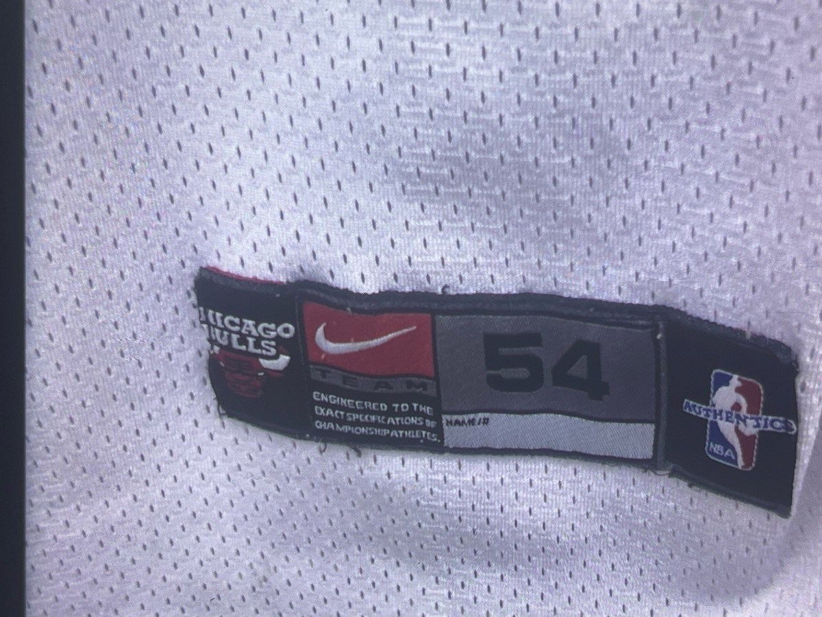 Nike Chicago Bulls Michael Jordan #23 Authentic White Jersey NBA