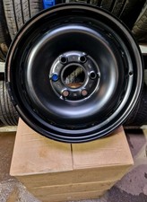 4 X 16" IVECO DAILY 35S BLACK STEEL WHEELS (2006-25)