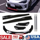 Front Bumper Lip Spoiler Splitter For Honda Civic Sedan Body Kit Side Skirt
