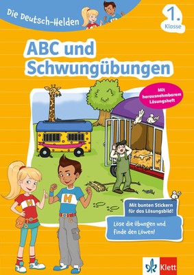 Die Deutsch-Helden ABC und Schwungübungen 1. Klasse | Deutsch in der Grundschule