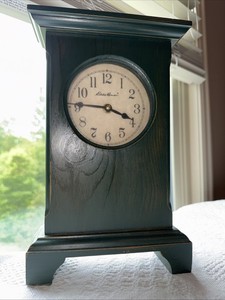 EddieBauer Wooden Mantel Clock 置き時計 レア Eddie Bauer Clock | eBay