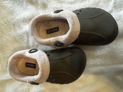 CROCS Classic Mammoth Insulated Fur Lined Clogs Unisex Shoes Slip On Junior 1