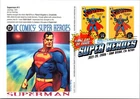 Dr Jim Stamps Fdc Panda Cachets 4X6 Card Dc Super Heroes Superman 11