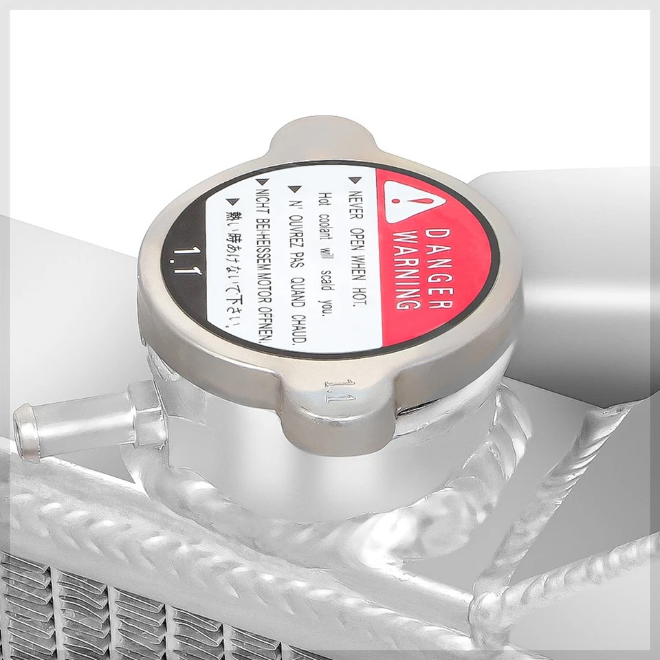 Radiador de rendimiento de núcleo de aluminio de 2 filas para 64-78 Triumph Spitfire manual MT Foto 4 de 4