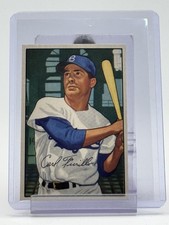 CARL FURILLO 1952 BOWMAN #24 BROOKLYN DODGERS BASEBALL Q6830