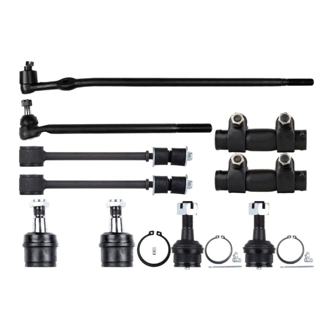 Suspension Kit Front Ball Joint Tie Rod Sway Bar Adjusting Sleeve for F250 85 94