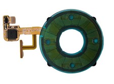 Clear Teal Clickwheel for iPod Video Classic 5th 5.5 Scroll Wheel Transparent