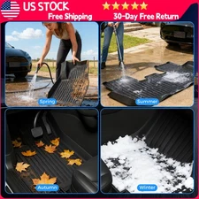 6PCS Rubber TPE Liners Floor Mats for 2025-2026 Tesla Model Y 6pcs Set