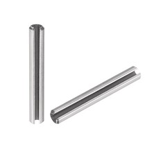 M3 x 30mm 304 Stainless Steel Split Spring Roll Dowel Pins Plain Finish 20Pcs