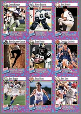 1993 SI Kids Uncut Sheet Manon Rheaume RC Christian Laettner John Kruk
