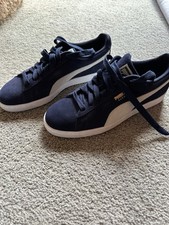 Puma Suede Classic Sneaker Navy White Men  s US Size 7 - Like New