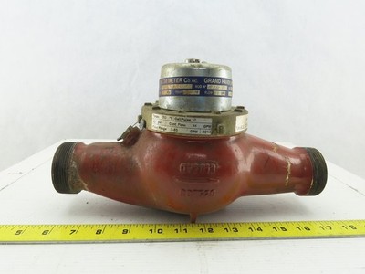 Carlon Type 413 Water Meter 1-1/2'' Flow Range 3-85GPM 277PSI