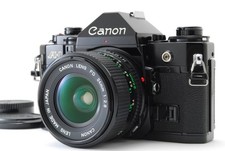 Canon A-1 SLR 35mm Film Camera NFD New FD 24mm F2.8 Read Almost MINT JAPAN