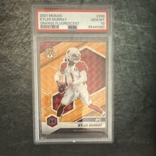 2021 Panini Mosaic Kyler Murray #204 Orange Fluorescent Prizm /25 PSA 10 NFC