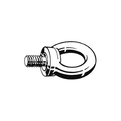 GRAINGER APPROVED M16000.160.0001 Machinery Eye Bolt, Shank D 35 mm,PK10 38DJ40