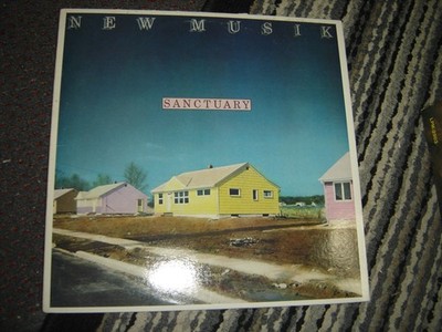 New Musik - Sanctuary 1981 USA Orig. Vinyl LP Lyrics E/E