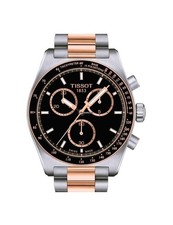 BRAND NEW TISSOT PR516 Quartz Chrono Two-Tone Rose Mens Watch T1494172205101