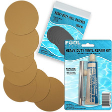 Heavy Duty Vinyl Repair Patch Kit for Pool Liners Inflatable Boats Rafts Kayaks
