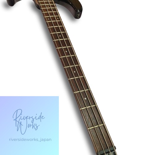 Rare tête assortie basse électrique Squier MB-4 noire - Photo 4/15