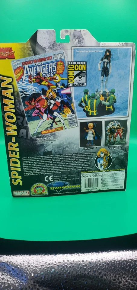 Diamond Select Marvel Comics SPIDER-WOMAN SDCC 2006 Exclusive Action Figure NEW - Imagem 4 de 4