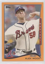 2014 Topps Factory Set Orange 189/199 Alex Wood #437 8d2