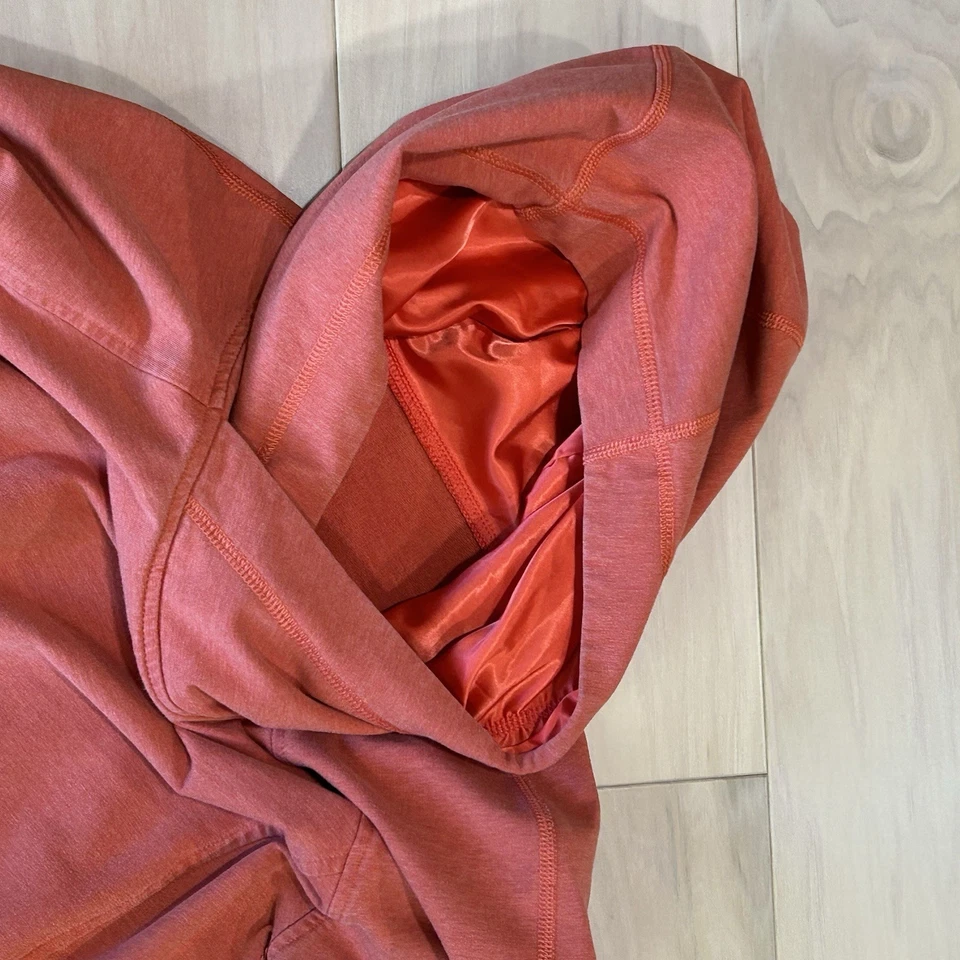 Lululemon All Good 套头连帽橙色女式 8 码 — 第 2/4 张图片